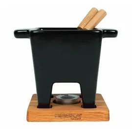 Boska Tapas Käsefondue-Set 5 tlg. schwarz