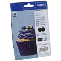 Brother LC-123BK schwarz 2 St.