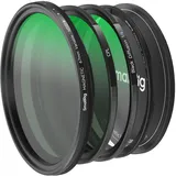 SmallRig 4726 Attachable Filter Kit VND 2-32+CPL+1/4 Effect Black Mist 67 mm