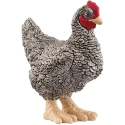 Schleich FARM WORLD Plymouth Rock Huhn, 3 Jahr(e), Mehrfarbig