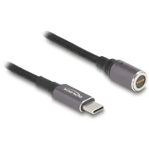 DeLock USB-C 1,8 m Anthrazit/Schwarz