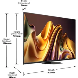 Hisense 75U8NQ 75 Zoll MiniLED ULED 4K TV