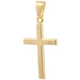 HOPLO Kreuzanhänger Kettenanhänger Gold Anhänger Kreuz massiv 333 - 8 Karat Gold