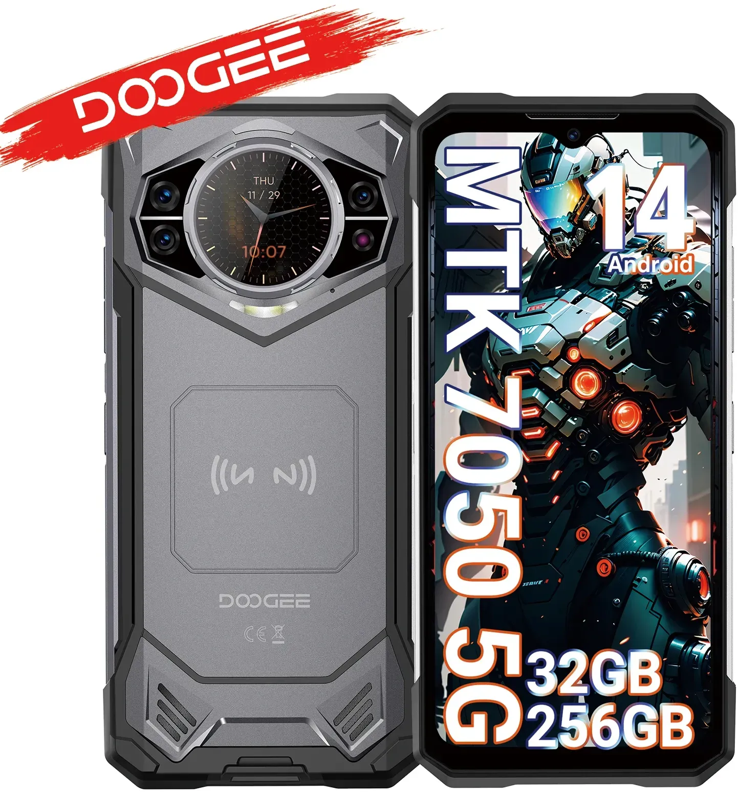 Globale Version Doogee S200 5g Robustes Telefon 12Gb 256Gb 6,72