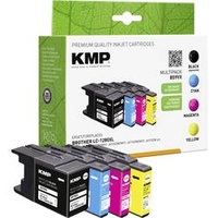 KMP kompatibel zu Brother LC-1280XL black + LC-1280 CMY