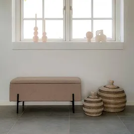 House Nordic Truhenbank Watford Beige 95 x 37 x 43 cm