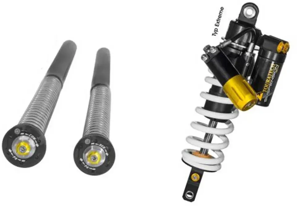 Touratech Wte Set-35mm Type Extreme For Yamaha 700 Tenere From 2019 Tieferlegungsfedern - Black - One Size