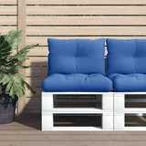 vidaXL Palettenkissen 60 x 40 x 20 cm blau 1 St.