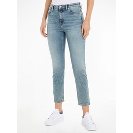 Tommy Hilfiger Slim-fit-Jeans, mit Logotpatch, Gr. 28 - Länge 32, light blue, , 92370262-28 Länge 32