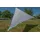 Bent Zip-Canvas Sonnensegel Grau/RV Hellblau