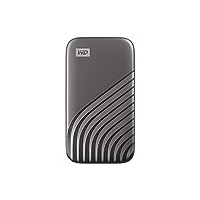 Western Digital My Passport SSD 1TB Space Gray My Passport, 1000 GB, USB, W126288327 (My Passport, 1000 GB, USB Type-C, 3.2 Gen 2 (3.1 Gen 2), 1050 MB/s, Password Protection, Grey)