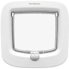 PetSafe Manuelle Katzenklappe 4 Verschlussoptionen  Weiß onesize