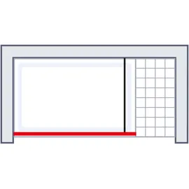 Schulte Black Style Walk-In 100 x 200 cm