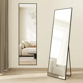 Songmics Ganzkörperspiegel 150 x 40 cm Tintenschwarz