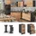 Vicco Schubladenschrank R-Line 40 x 60 x 81,5 cm Anthrazit