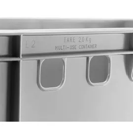 Buri Eurofleischkiste grau E1 / E2 / E3 Grau