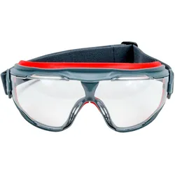 3M GoggleGear 500 Vollsichtbrille GG501V, klare Scheibe, Scotchgard Anti-Fog, UV