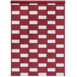 Lichtblick Doppelrollo Arena 80 x 150 cm bordeaux
