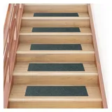 vidaXL Stufenmatten Selbstklebend 30 Stk. Grün 76x20cm Rechteckig