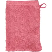 CAWÖ Waschhandschuh Lifestyle 16 x 22 cm Baumwolle Rot