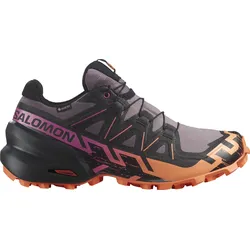 Salomon Damen Speedcross 6 GTX Trailrunningschuhe, 8 - Moonscape/Black/Bird Of Paradise