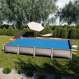 OK-Living Solarfolie Pool blau, Solarabdeckplane 600x400 cm