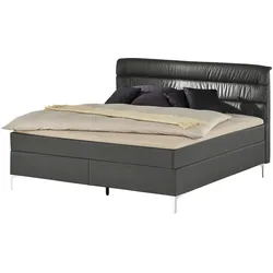 Boxspringbett  Lina ¦ grau ¦ Maße (cm): B: 208 H: 122