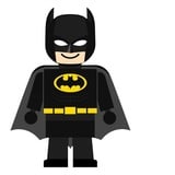 wall-art Wandtattoo »Spielfigur Super Hero Batman«, (1 St.), selbstklebend, entfernbar, bunt