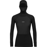 Icebreaker Women Zoneknit Insulated Long Sleeve Hoodie black S