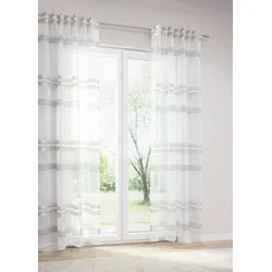 Lysel -Dekoschal Cremona #1W in den Maßen (B x H): 135cm x 245cm in Stein/Grau