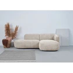 Ecksofa ANDAS "Ostrup", beige, B:278cm H:73cm T:152cm, 100% Polyester, Sofas, schlichtes modernes Design, in verschiedenen Farben