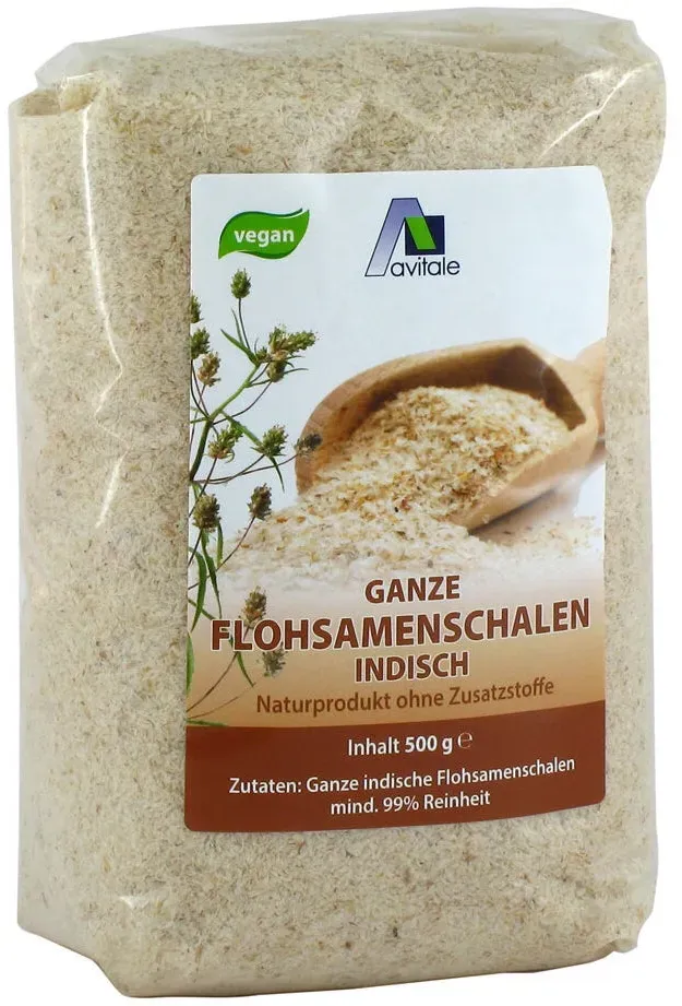 Preisvergleich Produktbild Avitale Flohsamenschalen Indisch 500 g