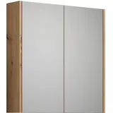 VCM Spiegelschrank Touch Eiche Artisan Nachbildung B/H/T: ca. 69x70x15 cm - Eiche