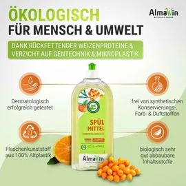 AlmaWin Spülmittel Sanddorn Mandarine 1 l