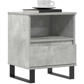 vidaXL Nachttische 2 Stk. Betongrau 40x35x50 cm Holzwerkstoff
