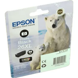 Epson Tinte C13T26314012 Photo Black 26XL  foto schwarz