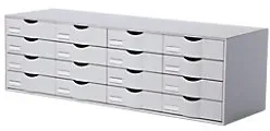Paperflow Sortiersystem Kunststoff Grau 107,8 x 34,2 x 32,9 cm
