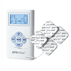 prorelax TENS EMS DuoElektrostimulationsgerät 2 Therapien mit einem Gerät 1 St