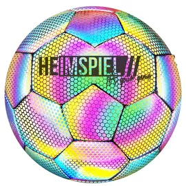 Xtrem TOYS & SPORTS - HEIMSPIEL Reflecty Fußball Größe 5, aufgeblasen in Box