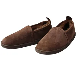 Hollert Lammfell Hausschuhe Braun 42