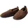 Hollert Lammfell Hausschuhe Braun 42