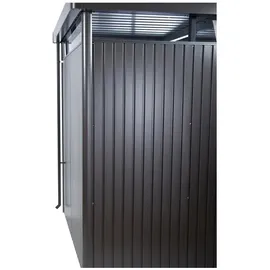 Biohort Regenfallrohr für Gerätehaus HighLine 3,9 x 3,9 x 204 cm Grau