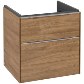 Villeroy & Boch Waschbeckenunterschrank Subway 3.0 2 Auszüge 57,2 x 57,6 x 47,8 cm Kansas Oak