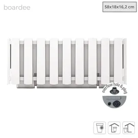 Prosperplast Boardee Fencycase 58 x 18 x 16,2 cm Weiß