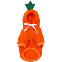 Niedlich Weihnachten Hundepullover - Hundebekleidung Winter Hunde Zweibeiniger Pullover Zubehör Hundepulli Dog Clothes Outfits Dressing Up, Warme Kleidung für kleine Haustiere (Orange, M)