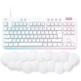 Logitech G713 Gaming Keyboard, TKL, GX-BROWN, Aurora weiß, USB, US (920-010422)