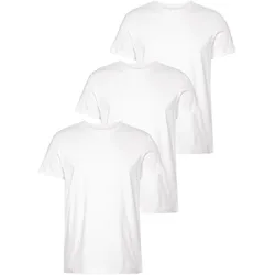 T-Shirt, lockere Passform, Basic-Stil, Gr. M (48/50), weiß, , 72598946-M