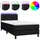 vidaXL Boxspringbett 100 x 200 cm Schwarz