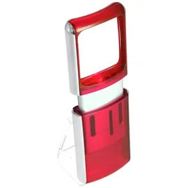 Wedo Lupe eckig beleuchtet rot