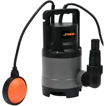 STHOR Schmutzwasser-Tauchpumpe 400W 8000 l/h mit Schwimmschalter